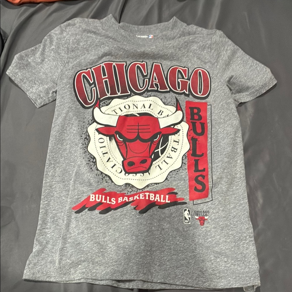 Abercrombie Kids Gray Chicago Bulls T-Shirt